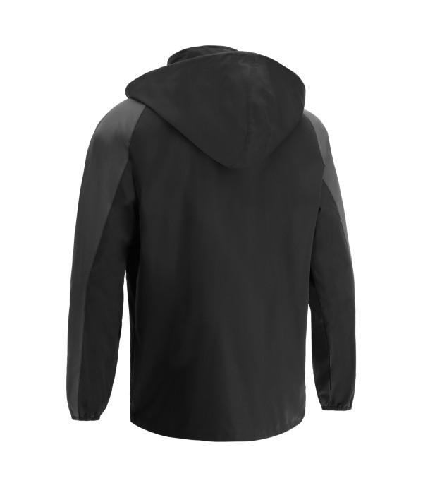 KFCK - ELBRUS FULL LENGTH ZIP RAINJACKET BLK/DGRY