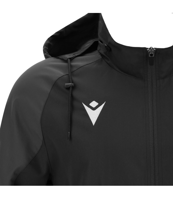 KFCK - ELBRUS FULL LENGTH ZIP RAINJACKET BLK/DGRY
